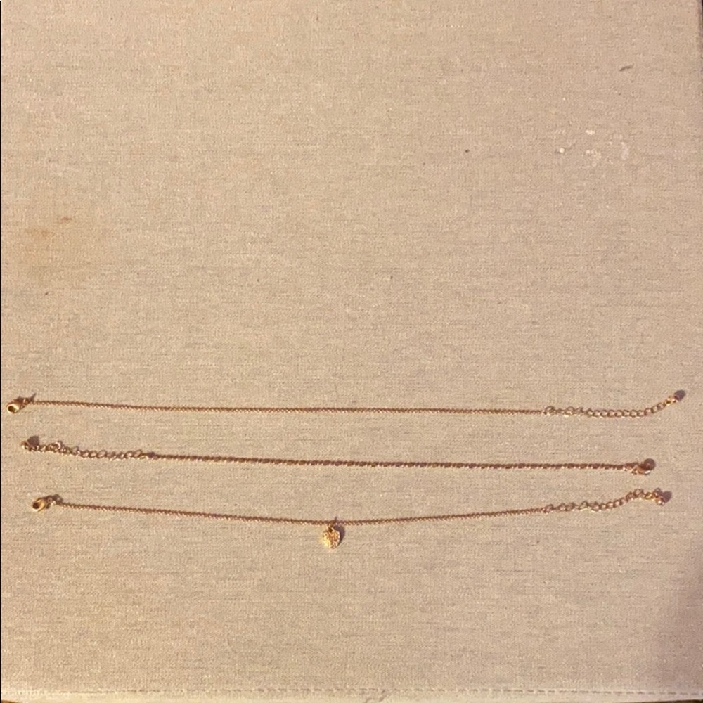 3 pc anklets - Picture 3 of 3
